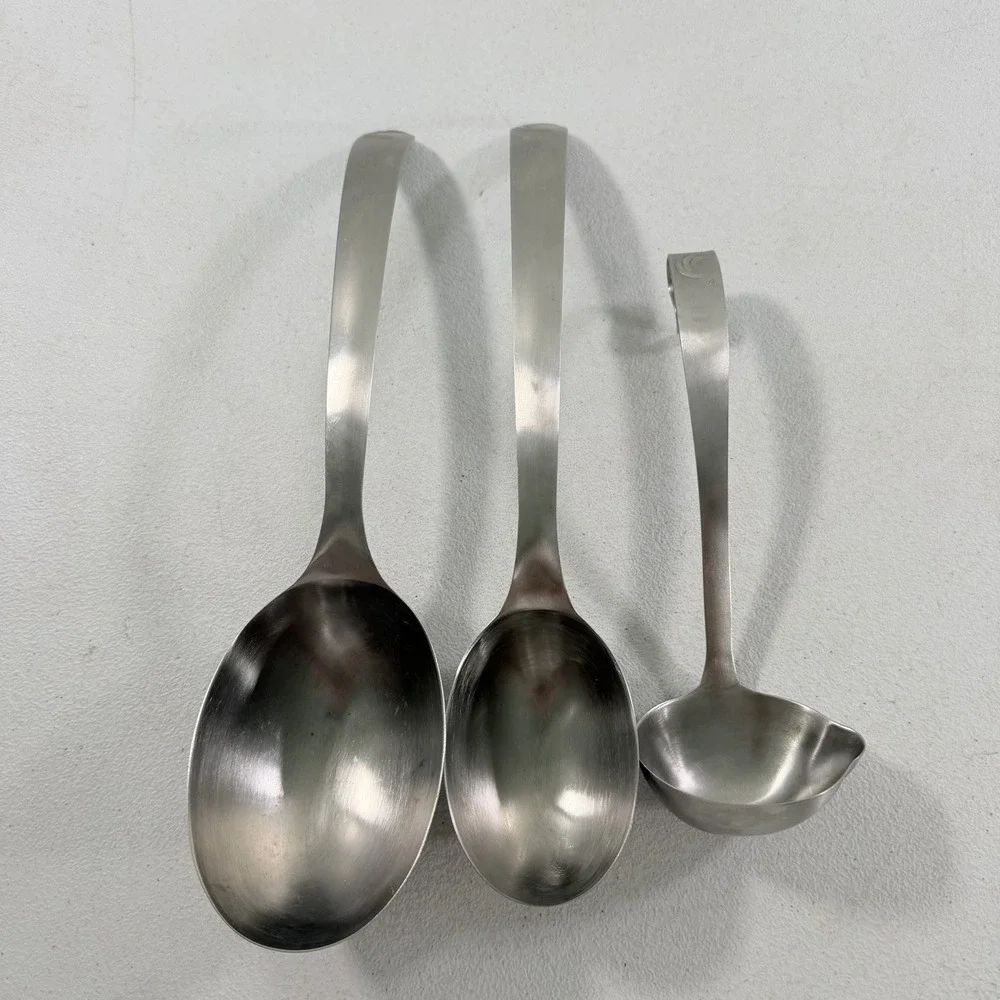 Weight Watchers Easy Measure Portion Control 3 Serving Spoons Stainless Steel